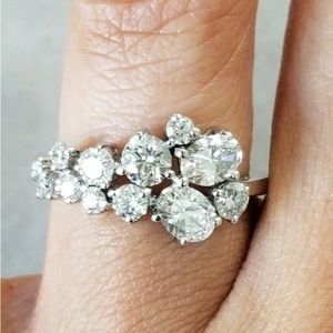 LAST CHANCE - $10,000 De Beers Cocktail Fizz Ring